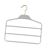 Maxbell Pants Hanger Compact Clothes Rack Clothes Hanger for Towels Trousers Scarves Gray