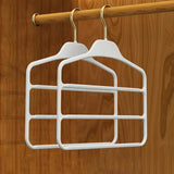 Maxbell Pants Hanger Compact Clothes Rack Clothes Hanger for Towels Trousers Scarves Gray