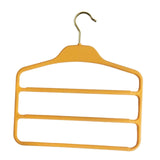 Maxbell Pants Hanger Compact Clothes Rack Clothes Hanger for Towels Trousers Scarves Yellow