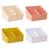 Maxbell Desktop Storage Box Stationery Organizer Remote Control Holder for Dormitory White