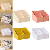 Maxbell Desktop Storage Box Stationery Organizer Remote Control Holder for Dormitory White