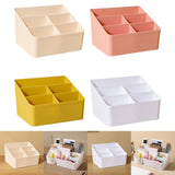 Maxbell Desktop Storage Box Stationery Organizer Remote Control Holder for Dormitory White