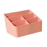Maxbell Desktop Storage Box Stationery Organizer Remote Control Holder for Dormitory Pink