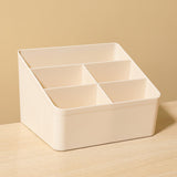 Maxbell Desktop Storage Box Stationery Organizer Remote Control Holder for Dormitory Beige