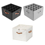 Maxbell Shoe Storage Organizer Foldable Case Shoes Container for Loafers Heels Flats White