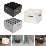 Maxbell Shoe Storage Organizer Foldable Case Shoes Container for Loafers Heels Flats White
