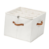 Maxbell Shoe Storage Organizer Foldable Case Shoes Container for Loafers Heels Flats White