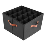 Maxbell Shoe Storage Organizer Foldable Case Shoes Container for Loafers Heels Flats Black
