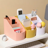 Maxbell Desk Organizer Display Desktop Storage Box for Dormitory Living Room Dresser White