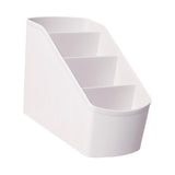 Maxbell Desk Organizer Display Desktop Storage Box for Dormitory Living Room Dresser White