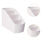 Maxbell Desk Organizer Display Desktop Storage Box for Dormitory Living Room Dresser White