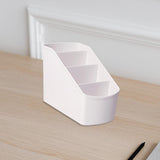 Maxbell Desk Organizer Display Desktop Storage Box for Dormitory Living Room Dresser White