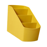 Maxbell Desk Organizer Display Desktop Storage Box for Dormitory Living Room Dresser Yellow