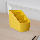 Maxbell Desk Organizer Display Desktop Storage Box for Dormitory Living Room Dresser Yellow
