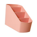 Maxbell Desk Organizer Display Desktop Storage Box for Dormitory Living Room Dresser Pink