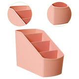 Maxbell Desk Organizer Display Desktop Storage Box for Dormitory Living Room Dresser Pink