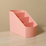 Maxbell Desk Organizer Display Desktop Storage Box for Dormitory Living Room Dresser Pink