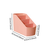 Maxbell Desk Organizer Display Desktop Storage Box for Dormitory Living Room Dresser Pink