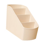 Maxbell Desk Organizer Display Desktop Storage Box for Dormitory Living Room Dresser Beige
