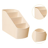 Maxbell Desk Organizer Display Desktop Storage Box for Dormitory Living Room Dresser Beige