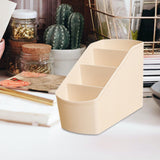 Maxbell Desk Organizer Display Desktop Storage Box for Dormitory Living Room Dresser Beige