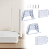 Maxbell Router Bracket Sturdy Mounting Base Router Protection Shelf Mounting Bracket Router Powers Rack