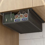 Maxbell Hanging Pullout Drawer Basket Under Desk Organizer for Pantry Office