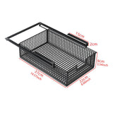 Maxbell Hanging Pullout Drawer Basket Under Desk Organizer for Pantry Office