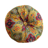 Maxbell Floor Cushion Round Comfortable Futon Cushion Bohemian Decorative Tatami Pad Gold