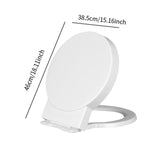 Maxbell Toilet Seat Replace Parts Home Wear Resistant Heavy Duty Standard Toilet Lid