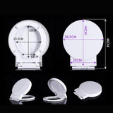 Maxbell Toilet Seat Replace Parts Home Wear Resistant Heavy Duty Standard Toilet Lid