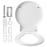 Maxbell Toilet Seat Replace Parts Home Wear Resistant Heavy Duty Standard Toilet Lid