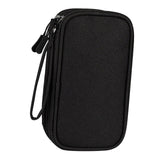 Maxbell Travel Cable Organizer Tech Accessories Pouch for Cord Data Cable Hard Disk Small Black