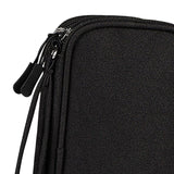 Maxbell Travel Cable Organizer Tech Accessories Pouch for Cord Data Cable Hard Disk Small Black