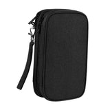 Maxbell Travel Cable Organizer Tech Accessories Pouch for Cord Data Cable Hard Disk Medium Black