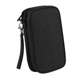 Maxbell Travel Cable Organizer Tech Accessories Pouch for Cord Data Cable Hard Disk Medium Black