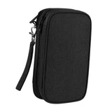 Maxbell Travel Cable Organizer Tech Accessories Pouch for Cord Data Cable Hard Disk Medium Black