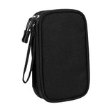 Maxbell Travel Cable Organizer Tech Accessories Pouch for Cord Data Cable Hard Disk Large Black