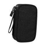 Maxbell Travel Cable Organizer Tech Accessories Pouch for Cord Data Cable Hard Disk Large Black