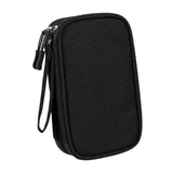 Maxbell Travel Cable Organizer Tech Accessories Pouch for Cord Data Cable Hard Disk Large Black