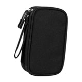 Maxbell Travel Cable Organizer Tech Accessories Pouch for Cord Data Cable Hard Disk Large Black