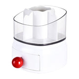 Maxbell Make-up Brushes Holder Utility Jewellery Box for Perfume Countertop Bathroom White