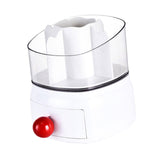 Maxbell Make-up Brushes Holder Utility Jewellery Box for Perfume Countertop Bathroom White