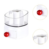 Maxbell Make-up Brushes Holder Utility Jewellery Box for Perfume Countertop Bathroom White