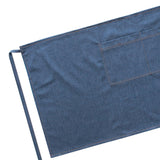 Maxbell Denim Waist Apron with Pockets Short Half Apron for Baking Restaurant Dark Blue