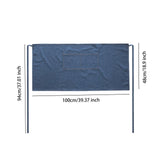 Maxbell Denim Waist Apron with Pockets Short Half Apron for Baking Restaurant Dark Blue
