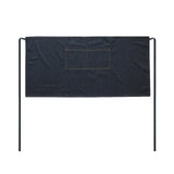 Maxbell Denim Waist Apron with Pockets Short Half Apron for Baking Restaurant Black