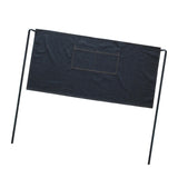 Maxbell Denim Waist Apron with Pockets Short Half Apron for Baking Restaurant Black