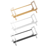 Maxbell Desktop Book Rack Stable Portable Bookshelf for Office Household Living Room Wood Color