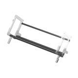 Maxbell Desktop Book Rack Stable Portable Bookshelf for Office Household Living Room Brown